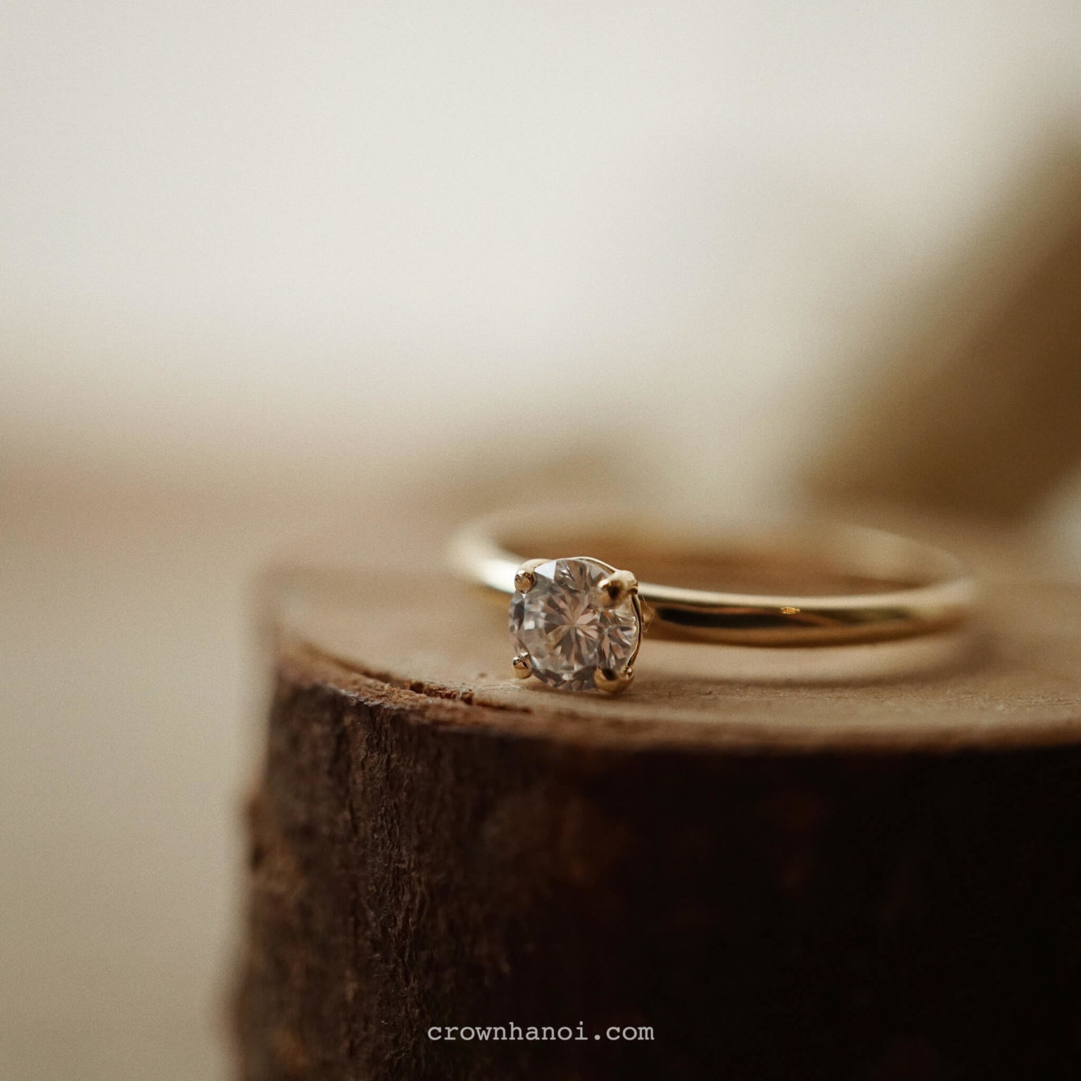 Nhẫn đính hôn 4 PRONG SOLITAIRE RING – 4mm